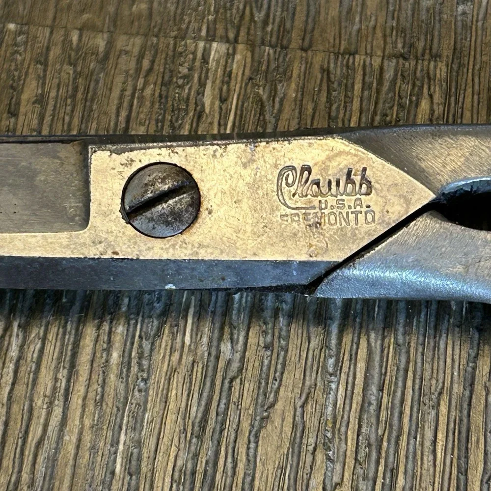 Vintage Clauss LH7 1/2 Left Handed Sewing Scissors Shears Fremont Ohio USA 7.5